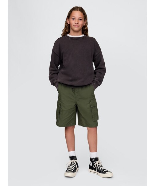 7.5インチ リップストップ イージーカーゴショートパンツ (キッズ)