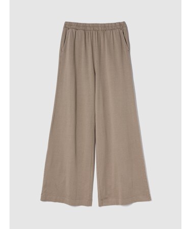 オーガニックコットン ヘビーウェイト クロップド ワイドパンツ