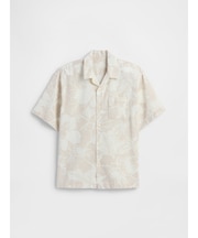 リラックス リネンブレンド バケーションシャツ (キッズ)