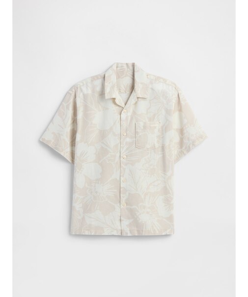 リラックス リネンブレンド バケーションシャツ (キッズ)