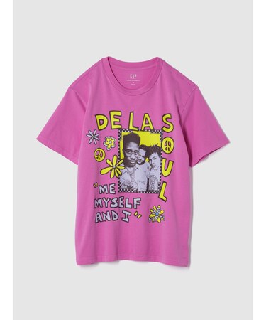 ◆ヘビーウェイト クロップド デ・ラ・ソウル De La SoulグラフィックTシャツ