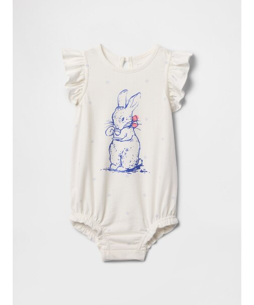 ピーターラビット(TM) オーガニックコットン バブルボディスーツ (ベビー)