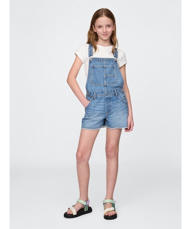 デニム ショートオール (キッズ)
