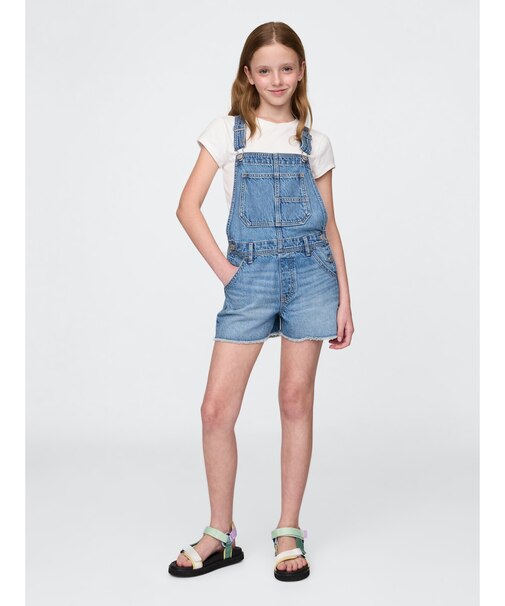 デニム ショートオール (キッズ)