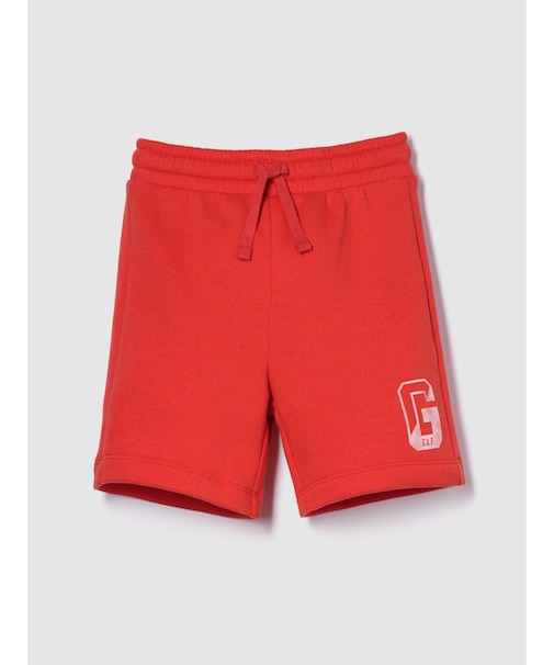 リラックス GAPロゴ ポケットレス プルオンショートパンツ (キッズ)