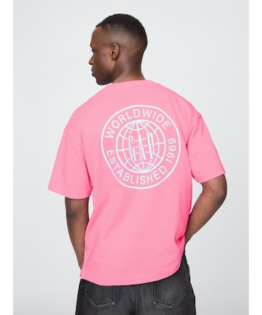 GAPワールドロゴTシャツ