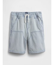 プルオン スリム デニム カーペンターショートパンツ (キッズ)