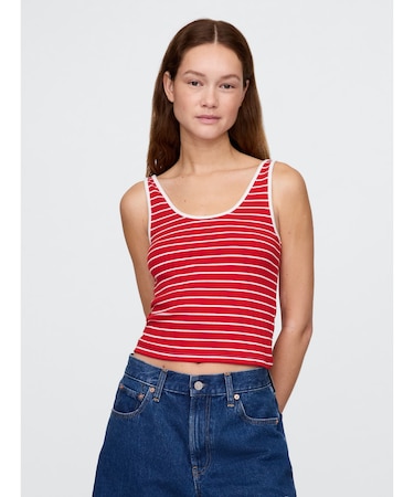 モダン クロップド タンクトップ