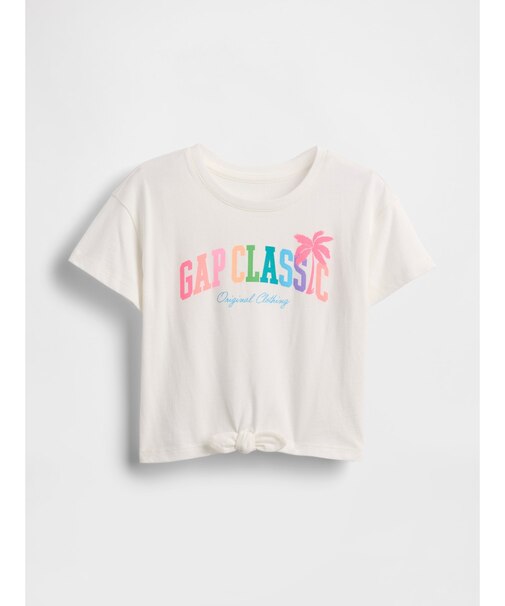 babyGap リラックス 裾結び グラフィックTシャツ