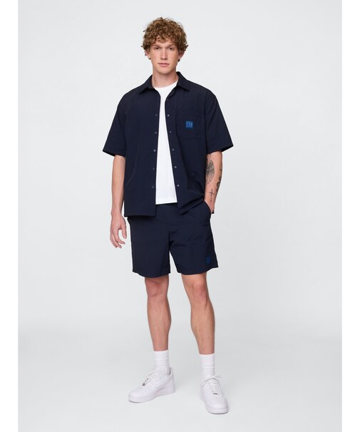 リサイクル素材100% プルオン ナイロンショートパンツ