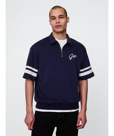 ビンテージソフト 1/4ジップアッププルオーバー