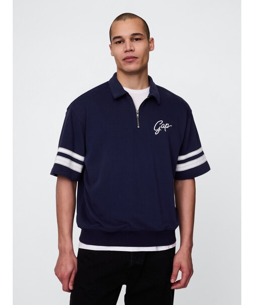 ビンテージソフト 1/4ジップアッププルオーバー