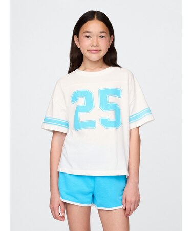 バーシティスタイル ジャージー Tシャツ (キッズ)