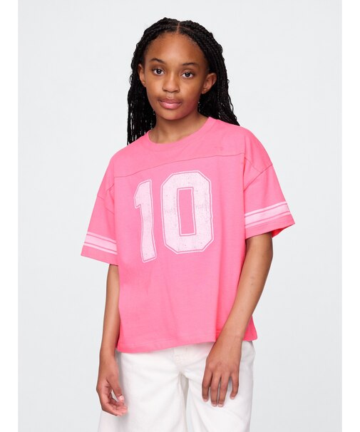 バーシティスタイル ジャージー Tシャツ (キッズ)