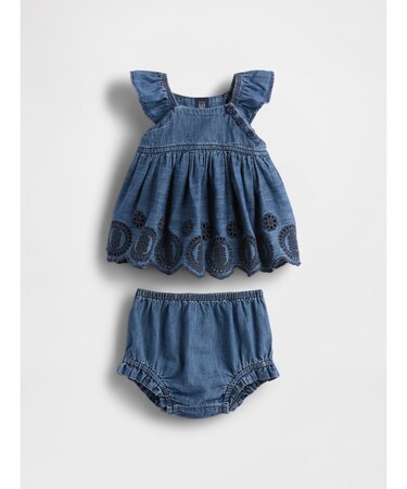 デニム アイレット コーデセット (ベビー)