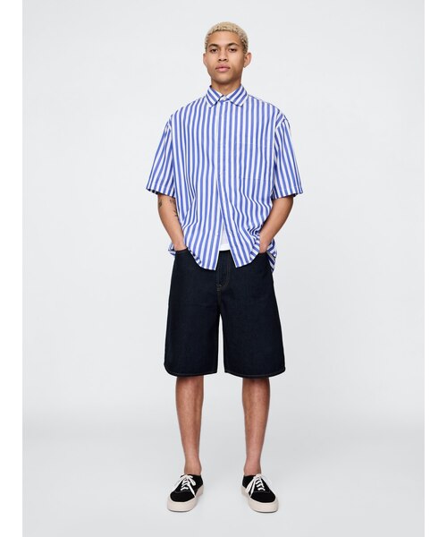 [新品未使用] GAP 10.5インチ　バギーデニムショートパンツ　サイズ32 10.5インチ バギーデニムショートパンツ