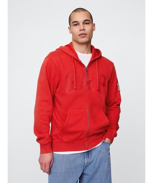 ロゴ フード付きパーカー 赤 ®️AG POUND ロゴ フード付きパーカー 赤 ®️AG POUND パーカー（レッド/赤色