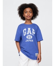 30th アニバーサリー オーバーサイズ GAPロゴ チュニックTシャツ (キッズ)