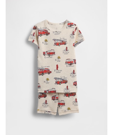 オーガニック ブラッシュドコットン パジャマセット (幼児・ベビー)