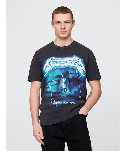 ○メタリカ グラフィックTシャツ/Metallica｜ギャップの通販｜&mall
