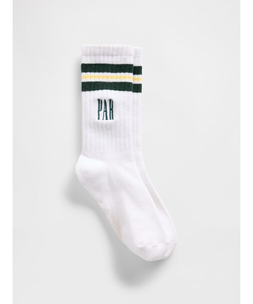 Gap × Malbon ロゴ クルーソックス