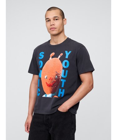 ●ソニック・ユース リラックス グラフィックTシャツ/ SONIC YOUTH