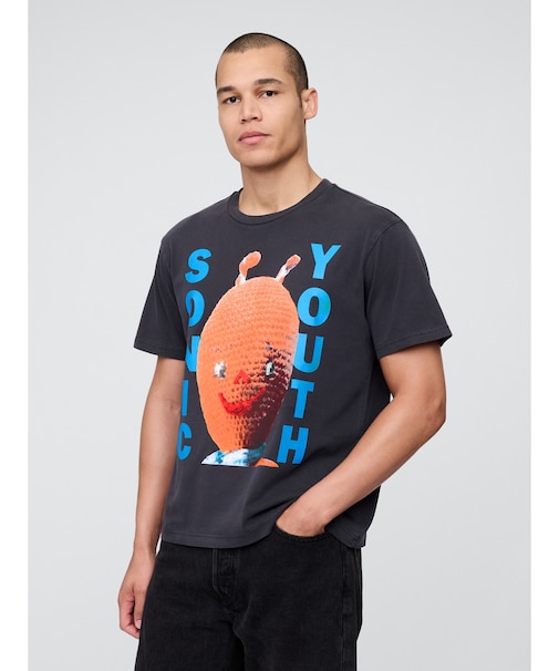 ●ソニック・ユース リラックス グラフィックTシャツ/ SONIC YOUTH