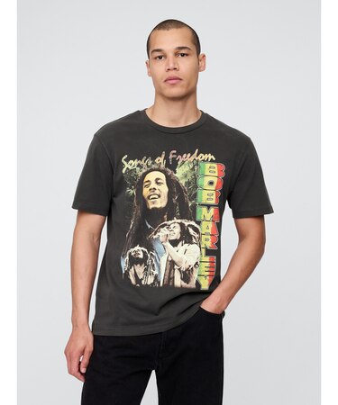●ボブ・マーリー リラックス グラフィックTシャツ/BOB MARLEY