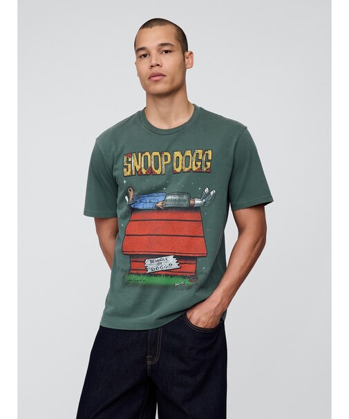 ●スヌープ・ドッグ リラックス グラフィックTシャツ /SNOOP DOGG