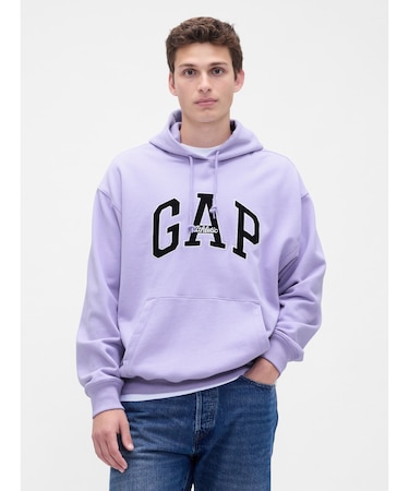ヘビーウェイト オーバーサイズ GAPロゴパーカー