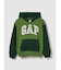 リラックスフィット GAPロゴ カラーブロック ジップアップパーカー (キッズ)