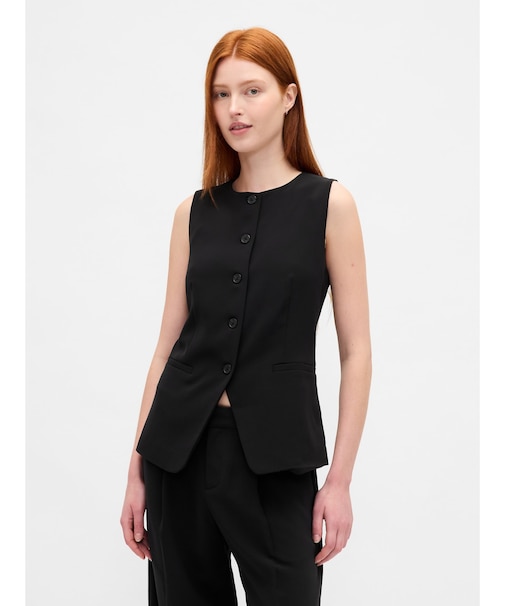 ハイネック ベスト