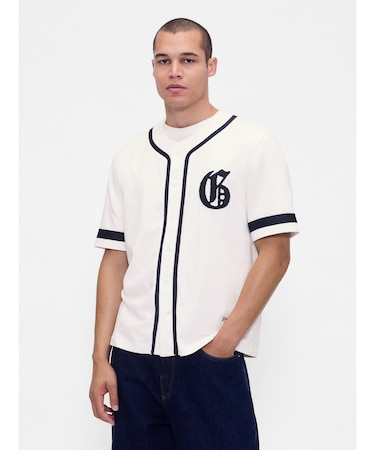 バーシティスタイルGAPロゴ ベースボール ジャージTシャツ