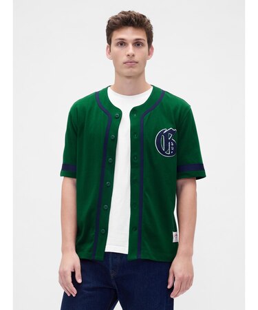 バーシティスタイルGAPロゴ ベースボール ジャージTシャツ