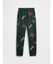 GapKids × ディズニー ミッキーマウス リラックス GAPロゴ ジョガーパンツ