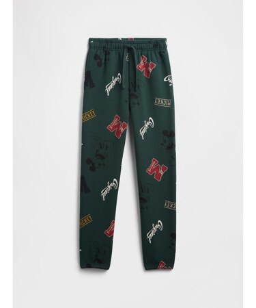 GapKids × ディズニー ミッキーマウス リラックス GAPロゴ ジョガーパンツ
