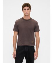 ヘビーウェイト クロップド グラフィックTシャツ