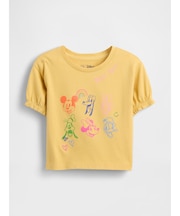 Gap × ディズニー ラッフルフリル袖 Tシャツ (幼児・ベビー)