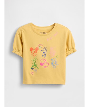 Gap × ディズニー ラッフルフリル袖 Tシャツ (幼児・ベビー)
