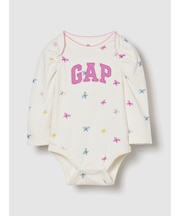 オーガニックコットン GAPロゴ ボディスーツ (ベビー)