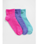 GAPロゴ ショートクルーソックス 3足セット (キッズ)