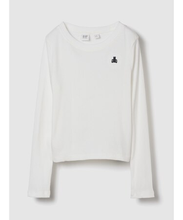 リブ クルーネック Tシャツ (キッズ)
