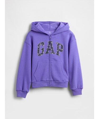 ヴィンテージソフト GAPロゴ ジップアップパーカー (キッズ)