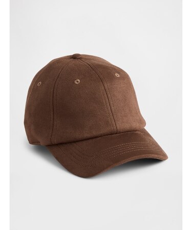 ヴィーガンスエード ベースボールキャップ