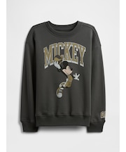 GapKids × ディズニー ミッキーマウス グラフィック スウェットシャツ