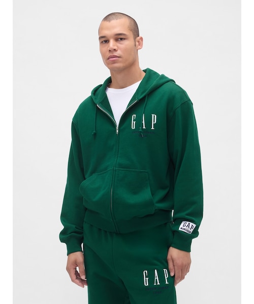 30th アニバーサリー ヘビーウェイト フレンチテリー GAPロゴ ジップ