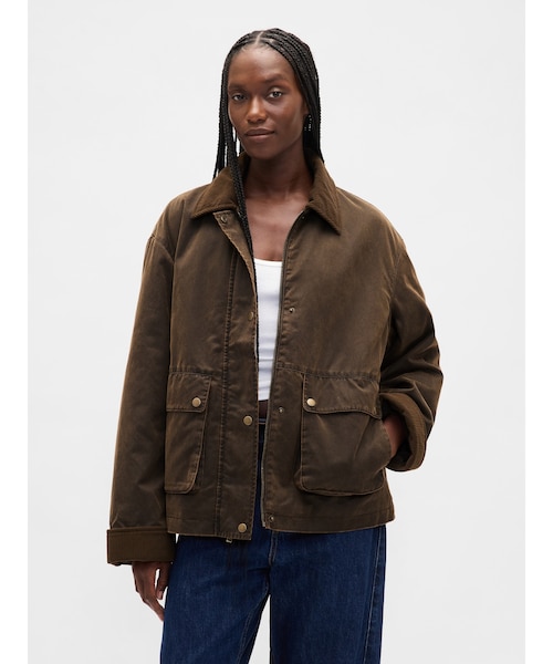 XS フランクリーダー ワックスキャンバスコットン ジャケット FRANK