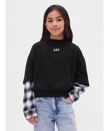 フレンチテリーGAPロゴレイヤリングトップ