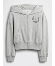 30th アニバーサリー フレンチテリー GAPロゴ ジップアップパーカー (キッズ)