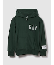 30th アニバーサリー ヴィンテージソフト GAPロゴ ジップアップパーカー (キッズ)